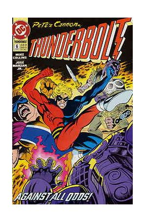 Peter Cannon-Thunderbolt 6 published by DC with cover art by Mike Collins