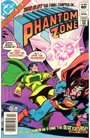 The Phantom Zone 4 (Newsstand) published by DC with cover art by Gene Colan