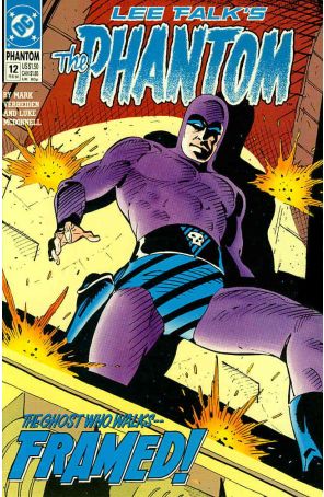 Phantom (3rd Series) 12 published by DC with cover art by Luke McDonnell