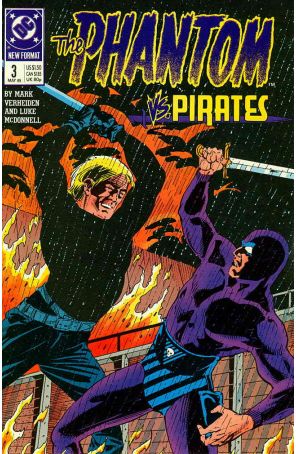 Phantom (3rd Series) 3 published by DC with cover art by Luke McDonnell