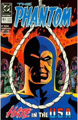Phantom (3rd Series) 4 published by DC with cover art by Luke McDonnell