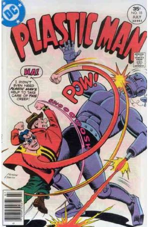 Plastic Man (2nd Series) 18 published by DC with cover art by Ramona Fradon