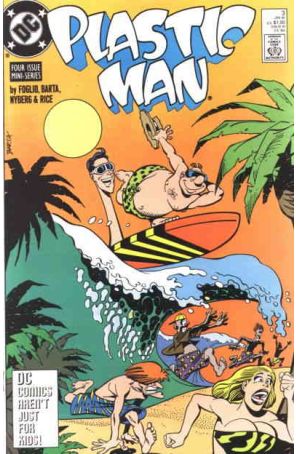 Plastic Man (3rd Series) 3 published by DC with cover art by Hilary Barta