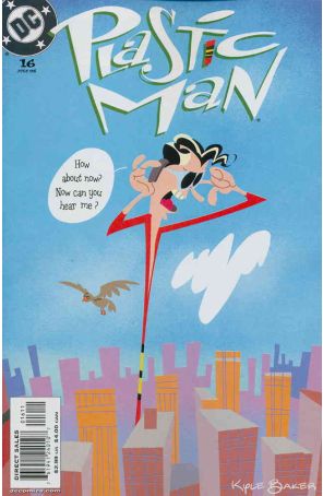 Plastic Man (4th Series) 16 published by DC with cover art by Kyle Baker