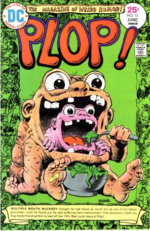 Plop! 13 published by DC with cover art by Wally Wood