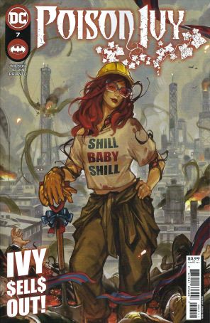 Poison Ivy 7 published by DC with cover art by Jessica Fong