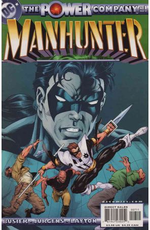 Power Company: Manhunter 1 published by DC with cover art by Tom Grummett