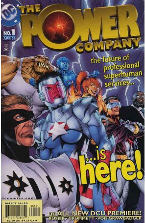 The Power Company 1 published by DC with cover art by Tom Grummett