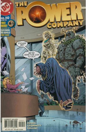 The Power Company 10 published by DC with cover art by Tom Grummett