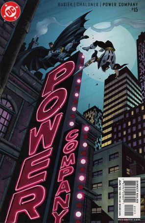 The Power Company 15 published by DC with cover art by Tom Grummett