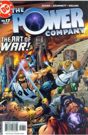The Power Company 17 published by DC with cover art by Tom Grummett