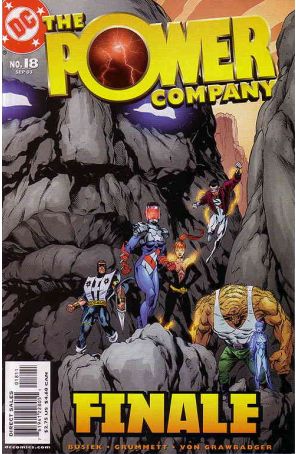 The Power Company 18 published by DC with cover art by Tom Grummett
