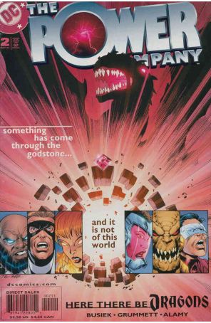The Power Company 2 published by DC with cover art by Tom Grummett