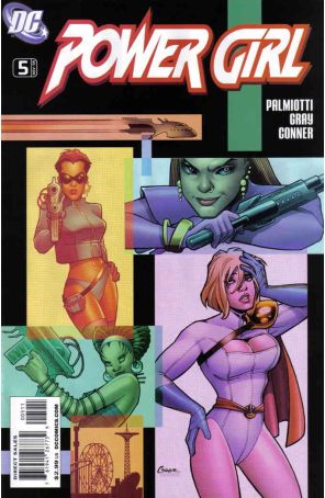 Power Girl (3rd Series) 5 published by DC with cover art by Amanda Conner