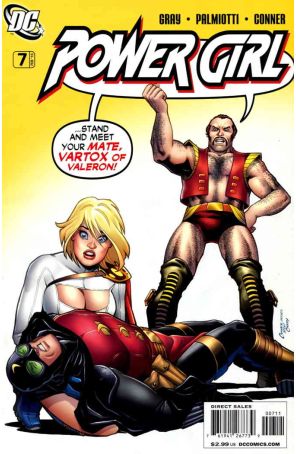 Power Girl (3rd Series) 7 published by DC with cover art by Amanda Conner