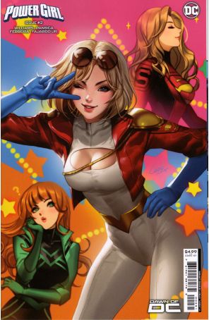Power Girl (4th Series) 2C published by DC with cover art by Lesley “Leirix” Li