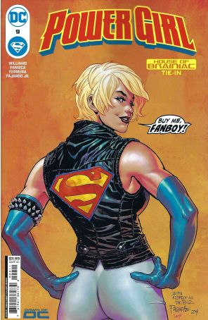 Power Girl (4th Series) 9A published by DC with cover art by Yanick Paquette