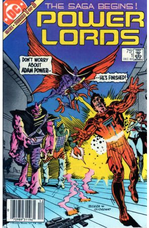 Power Lords 1 (Newsstand) published by DC with cover art by Mark Texeira