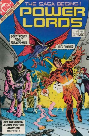 Power Lords 1 published by DC with cover art by Mark Texeira