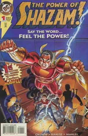 The Power of Shazam 1 published by DC with cover art by Jerry Ordway