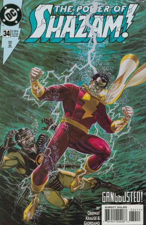 The Power of Shazam 34 published by DC with cover art by Jerry Ordway