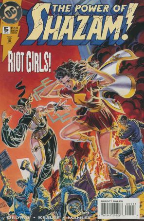 The Power of Shazam 5 published by DC with cover art by Jerry Ordway