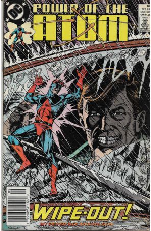 Power of the Atom 16 (Newsstand) published by DC with cover art by Graham Nolan