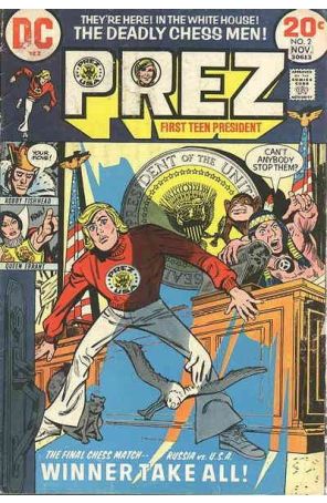 Prez 2 published by DC with cover art by Jerry Grandenetti