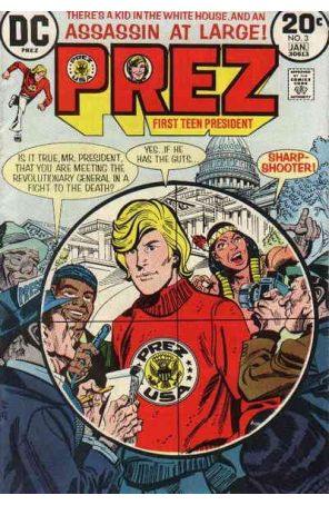 Prez 3 published by DC with cover art by Jerry Grandenetti