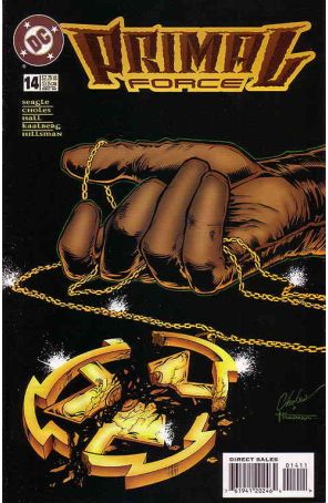 Primal Force 14 published by DC with cover art by Nicholas G. Choles