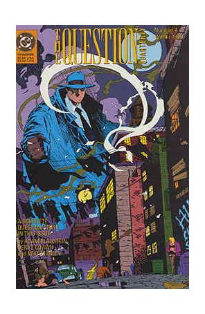 The Question Quarterly 4 published by DC with cover art by Denys Cowan