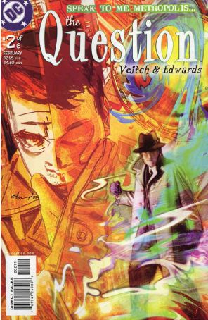 Question (2nd Series) 2 published by DC with cover art by Tommy Lee Edwards