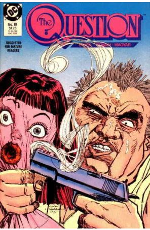 The Question 19 published by DC with cover art by Denys Cowan and Bill Sienkiewicz