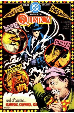 The Question 20 published by DC with cover art by Rick Magyar