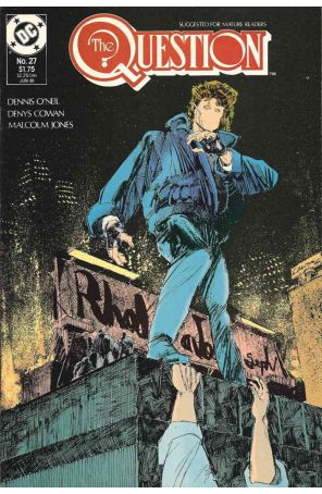 The Question 27 published by DC with cover art by Denys Cowan