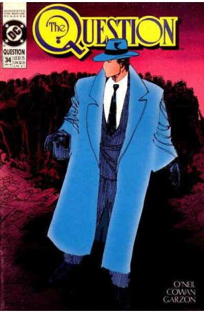 The Question 34 published by DC with cover art by Denys Cowan