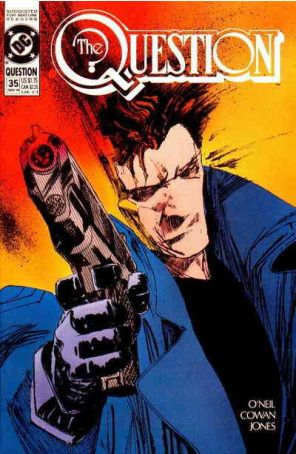 The Question 35 published by DC with cover art by Denys Cowan