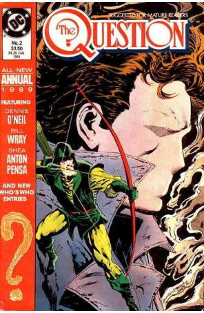 The Question Annual 2 published by DC with cover art by Ed Hannigan