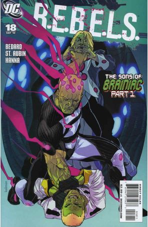 R.E.B.E.L.S. (2nd Series) 18 published by DC with cover art by Kalman Andrasofzsky