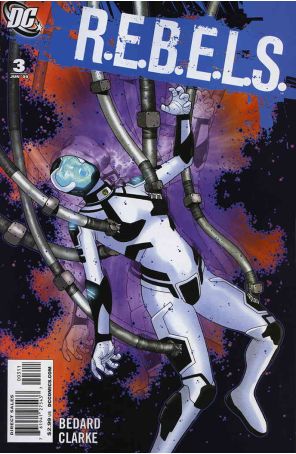 R.E.B.E.L.S. (2nd Series) 3 published by DC with cover art by Andy Clarke