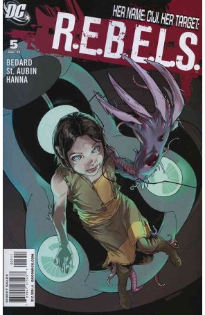R.E.B.E.L.S. (2nd Series) 5 published by DC with cover art by Ed Benés
