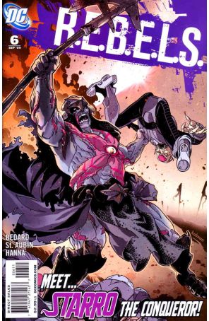 R.E.B.E.L.S. (2nd Series) 6 published by DC with cover art by Kalman Andrasofszky