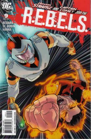 R.E.B.E.L.S. (2nd Series) 9 published by DC with cover art by Kalman Andrasofszky