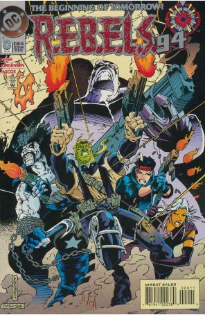 R.E.B.E.L.S. 0 published by DC with cover art by Arnie Jorgensen
