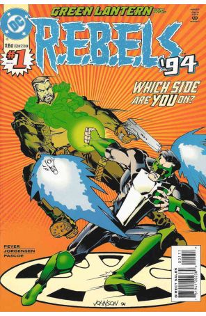 R.E.B.E.L.S. 1 published by DC with cover art by Dave Johnson
