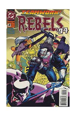 R.E.B.E.L.S. 2 published by DC with cover art by Dave Johnson