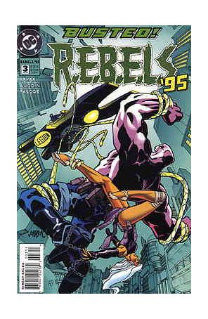 R.E.B.E.L.S. 3 published by DC with cover art by Dave Johnson