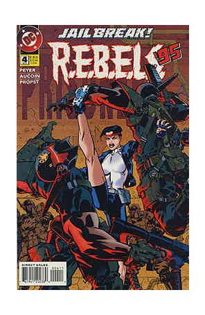 R.E.B.E.L.S. 4 published by DC with cover art by Dave Johnson