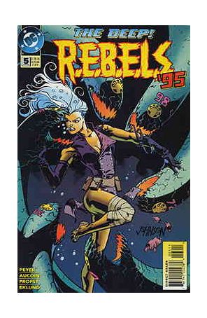 R.E.B.E.L.S. 5 published by DC with cover art by Dave Johnson