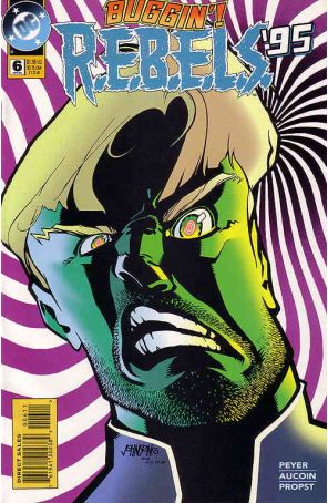 R.E.B.E.L.S. 6 published by DC with cover art by Dave Johnson